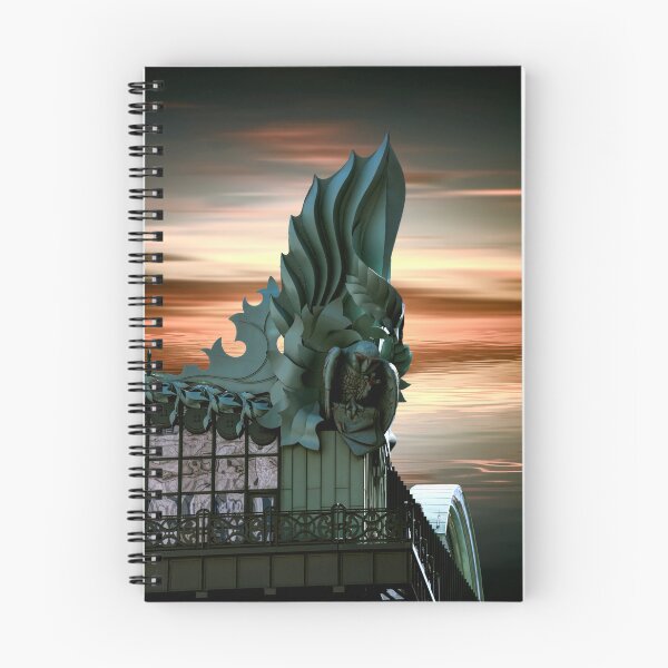 Item preview, Green Owl Roof Cornices - Harold Washington Library - Chicago Loop designed and sold by Daniel Hagerman.