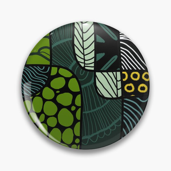 Item preview, Green Patterns Abstract Mixed Media Design designed and sold by NancyMerkle.