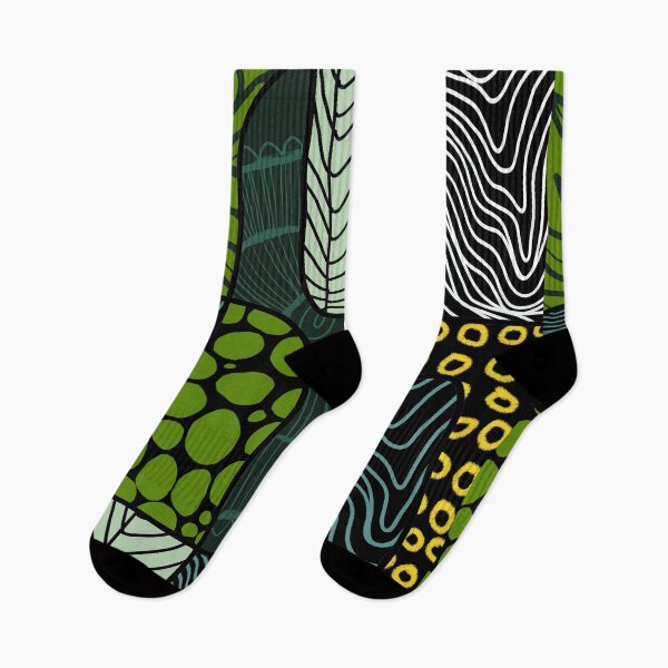 Item preview, Green Patterns Abstract Mixed Media Design designed and sold by NancyMerkle.
