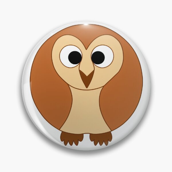 Item preview, A cartoonish round barn owl VIII designed and sold by BrachiaST.