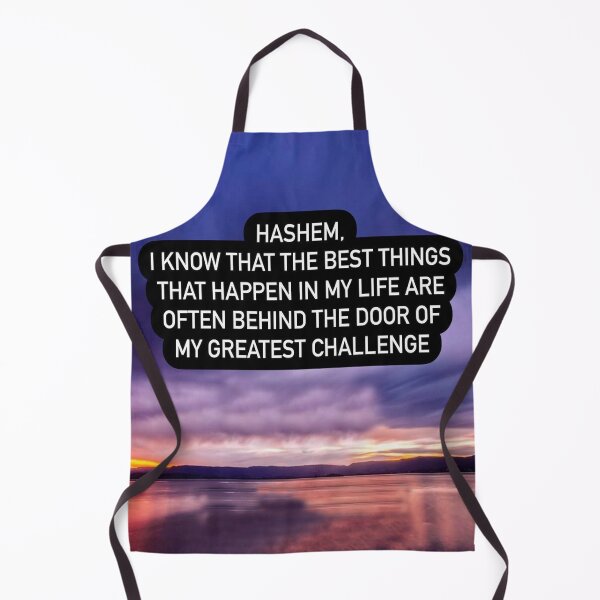 Item preview, Hashem I know that the best things that happen in my life are often behind the door of my greatest challenge designed and sold by Stories To Inspire - Motivational Jewish Quotes.