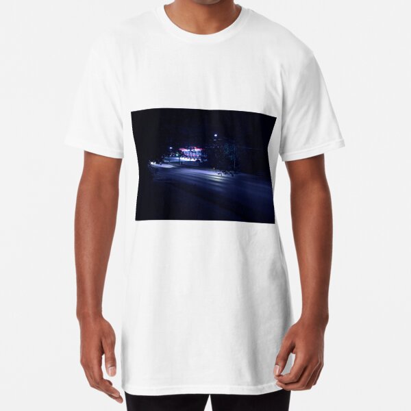 Busy Street, Quiet at Night Long T-Shirt