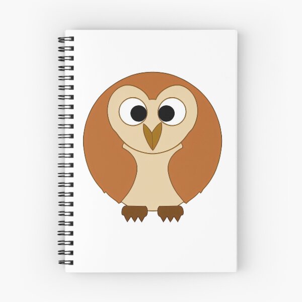 Item preview, A cartoonish round barn owl IX designed and sold by BrachiaST.