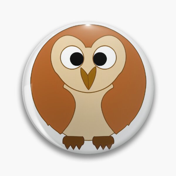 Item preview, A cartoonish round barn owl IX designed and sold by BrachiaST.
