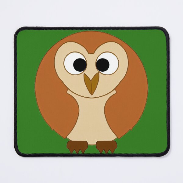 Item preview, A cartoonish round barn owl IX designed and sold by BrachiaST.