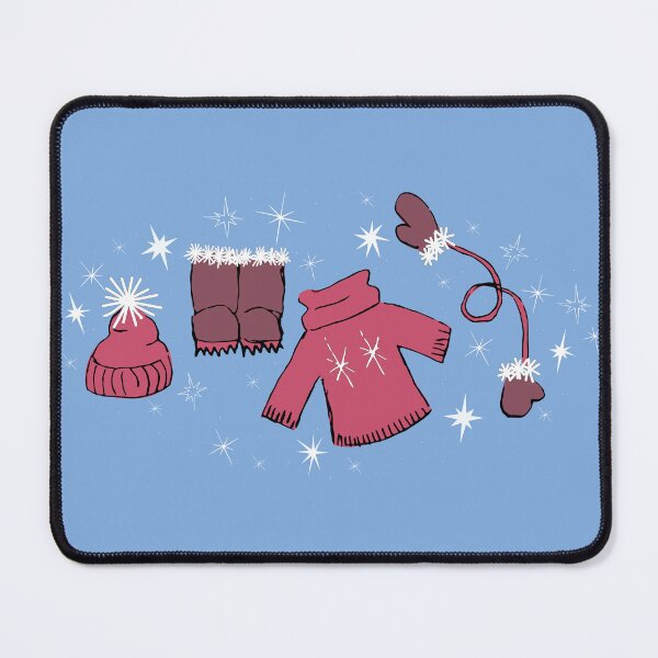 Item preview, Winter weather snow lover gear cartoon illustration designed and sold by AngelDawnDesign.