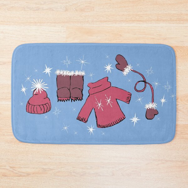 Item preview, Winter weather snow lover gear cartoon illustration designed and sold by AngelDawnDesign.