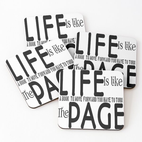 Item preview, Life is like a book to move forward you have to turn the page designed and sold by RendoRed.