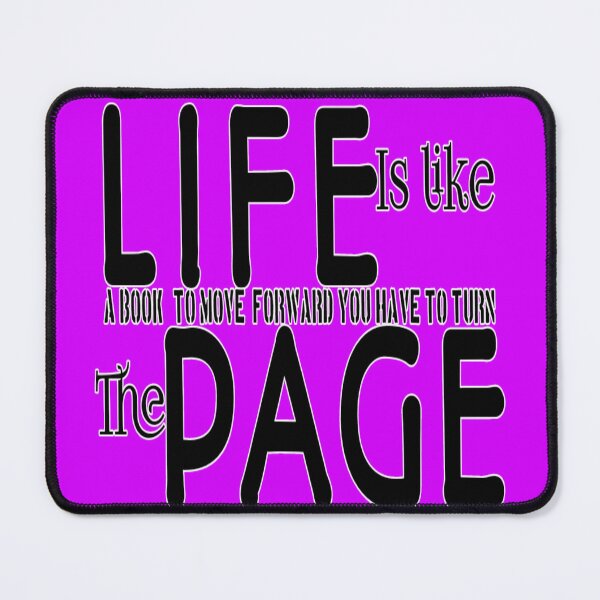 Item preview, Life is like a book to move forward you have to turn the page designed and sold by RendoRed.