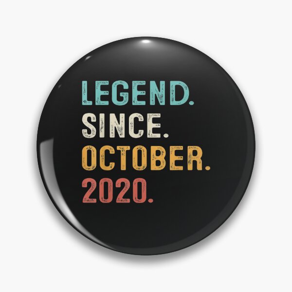 Item preview, Legend Since October 2020 2nd Birthday designed and sold by farhoodi2200.