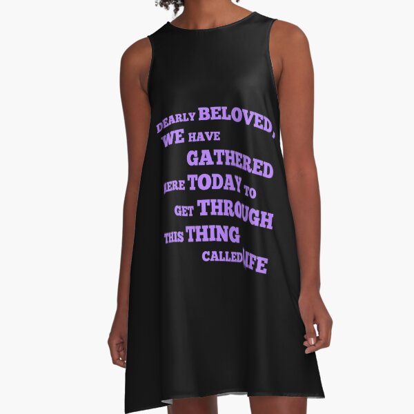 Let's Go Crazy A-Line Dress