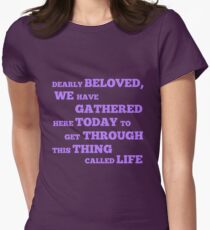 Let's Go Crazy Women's Fitted T-Shirt