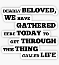 Let's Go Crazy Sticker