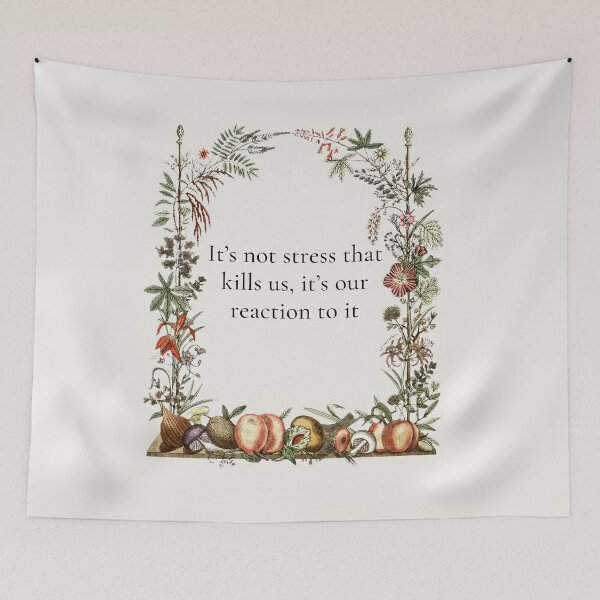 Item preview, It's not stress that kills us, it's our reaction to it / International Stress Awareness Day designed and sold by smrithi2936.