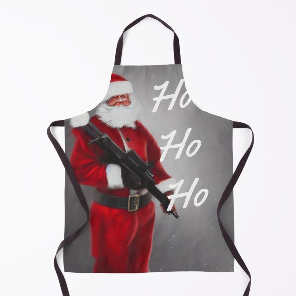 Item preview, Santa with a machine gun designed and sold by ArtySaxon.