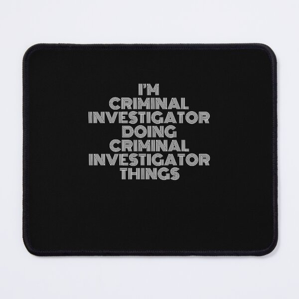 Item preview, I'm Criminal Investigator Doing Criminal Investigator Things Retro Vintage designed and sold by SVPOD.