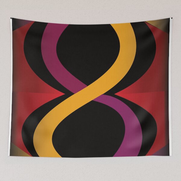 Item preview, Colorful Teardrop Abstract Eight  designed and sold by RGSMOOTHFINGER.