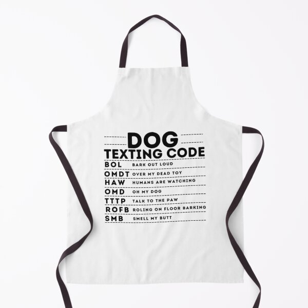 Item preview, Dog Texting Codes designed and sold by zabanakobikic.
