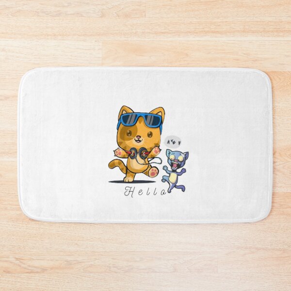 Item preview, Funny cat t shirt hello cat stickers designed and sold by Sanvente.
