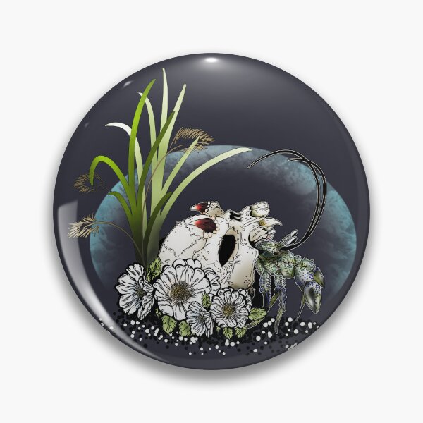 Item preview, Demon Skull Hermit Crab: Flowers designed and sold by iduzarts.