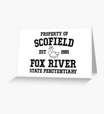 Prison Break Greeting Card