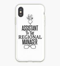 Vinilo o funda para iPhone Dwight Schrute - Asistente del Gerente Regional