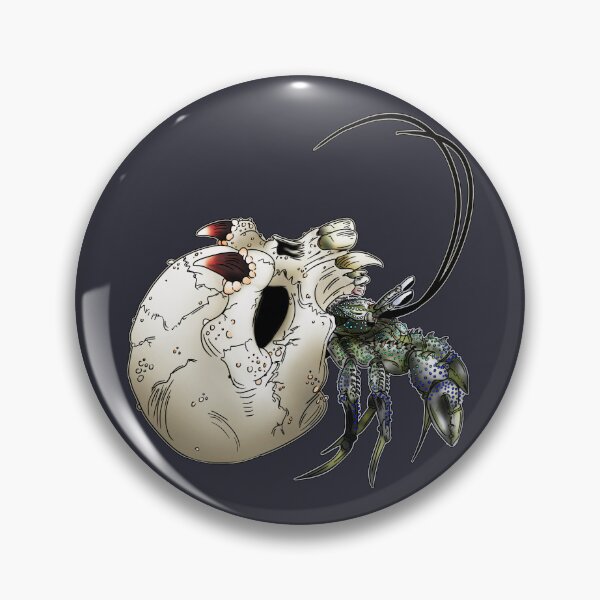 Item preview, Demon Skull Hermit Crab designed and sold by iduzarts.