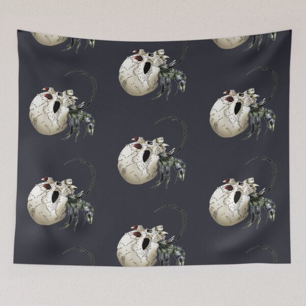 Item preview, Demon Skull Hermit Crab designed and sold by iduzarts.