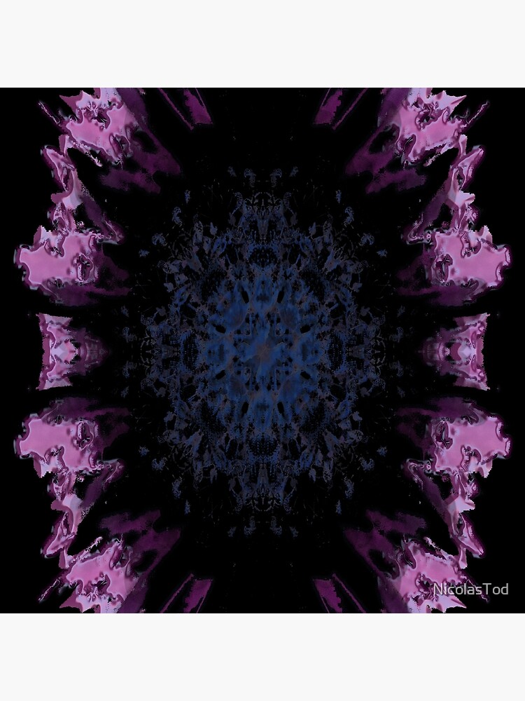 Thumbnail 4 of 4, Pillow, Inkblot - African Daisy designed and sold by NicolasTod.