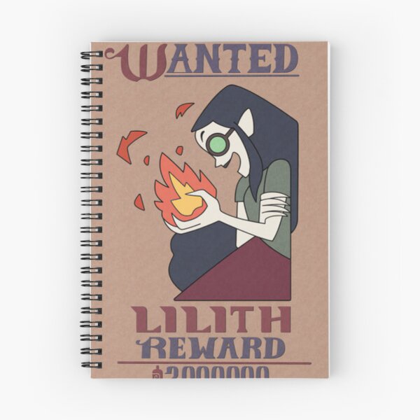 Item preview, The Owl House Lilith Wanted Poster Stickers Prints designed and sold by iamskypup.