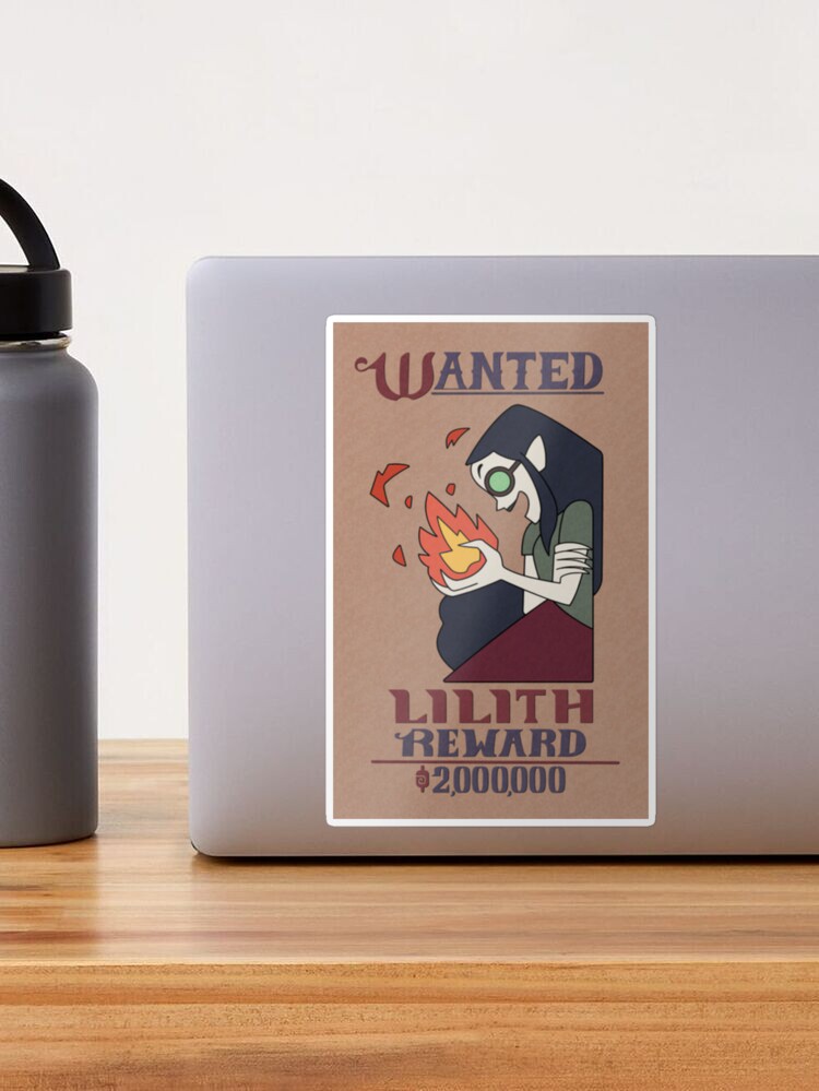 The Owl House Lilith Wanted Poster Stickers Prints Photographic Print for  Sale by iamskypup