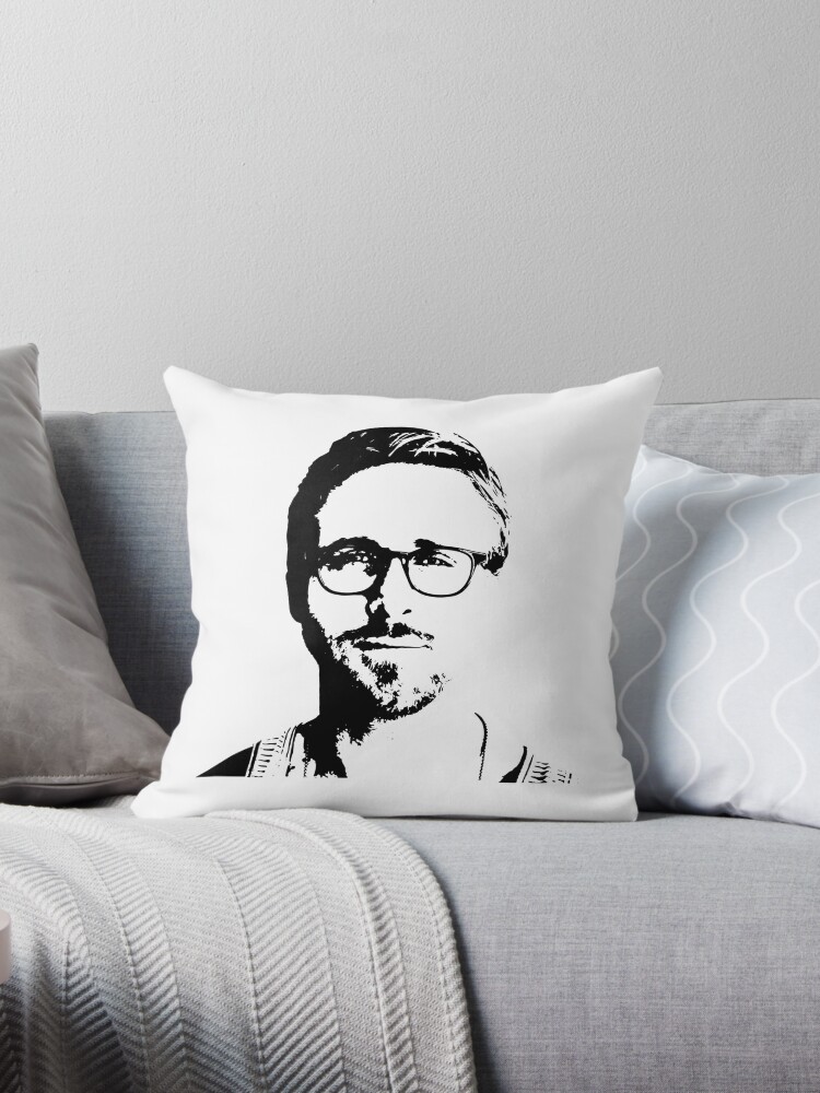 Ryan Gosling Throw Pillow for Sale by AlexIvanBoya