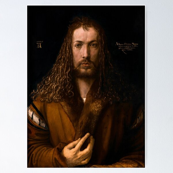 Item preview, Self Portrait with Fur Trimmed Robe - Albrecht Durer designed and sold by ArsVincitOmnia.