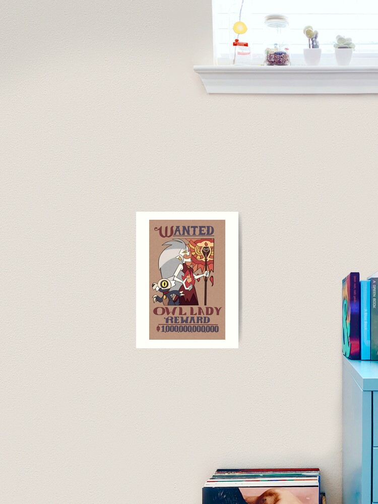 The Owl House - Eda Clawthorne Wanted Poster Sticker for Sale by