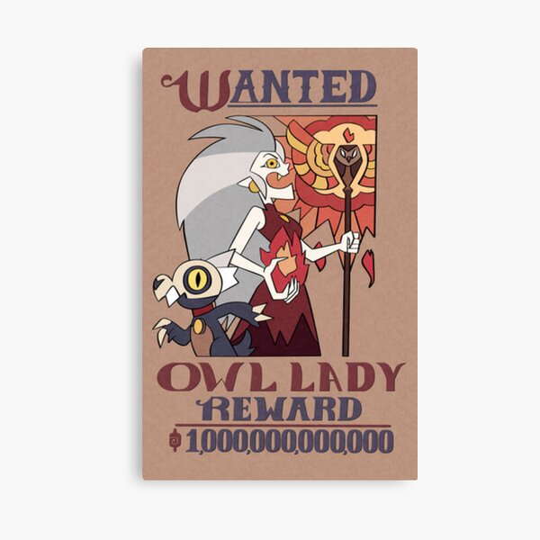 The Owl House - Eda Clawthorne Wanted Poster Sticker for Sale by