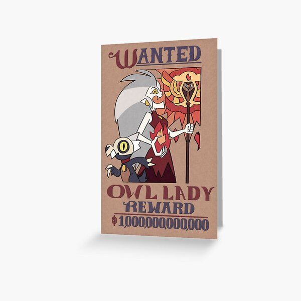 The Owl House Luz Wanted Poster Stickers Prints | Greeting Card