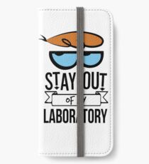 Stay Out of My Laboratory - Dexter iPhone Wallet/Case/Skin