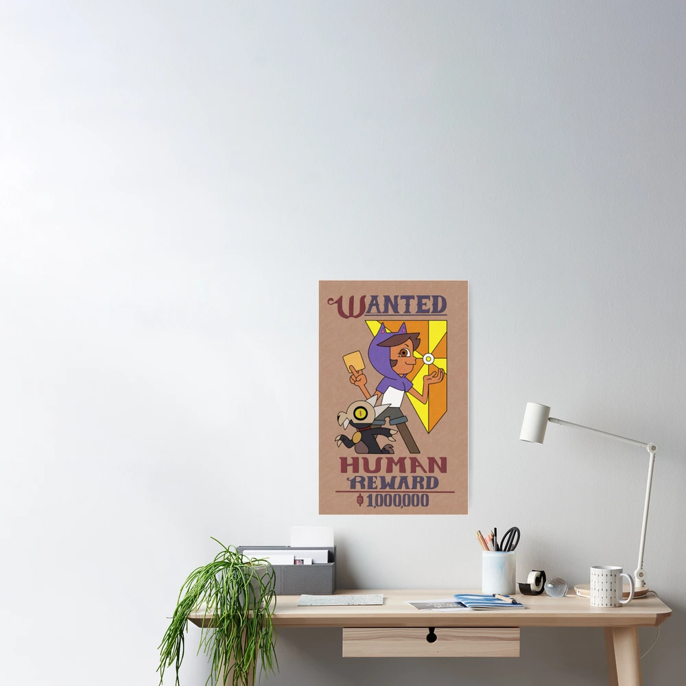 The Owl House Luz Wanted Poster Stickers Prints | Greeting Card