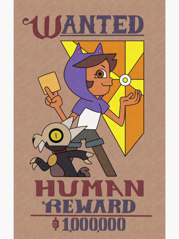 The Owl House Luz Wanted Poster Stickers Prints