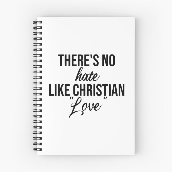 Item preview, There's no hate like Christian Love Atheist Activist  designed and sold by Nepaz-Designs.