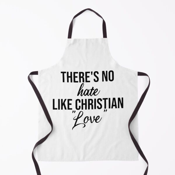 Item preview, There's no hate like Christian Love Atheist Activist  designed and sold by Nepaz-Designs.