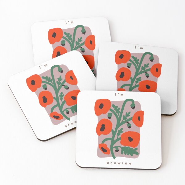 Item preview, I'm Growing Simple Poppy Design designed and sold by ktmobrien.