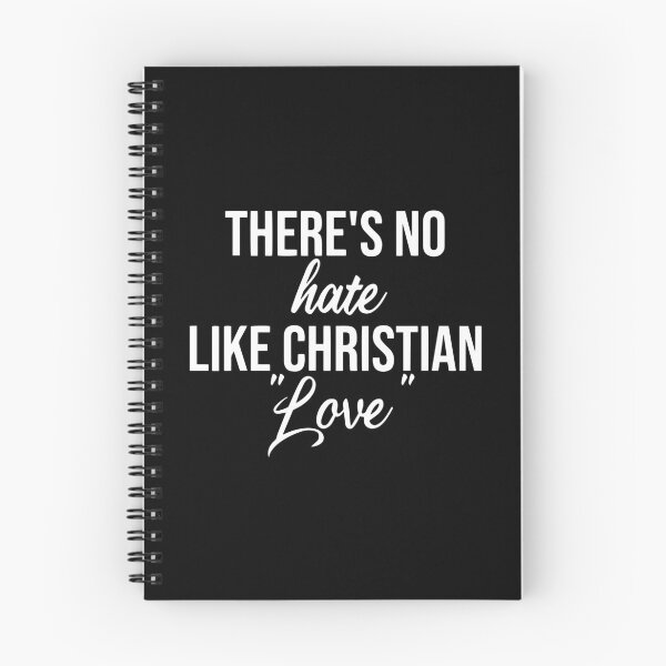 Item preview, There's no hate like Christian Love Atheist Activist  designed and sold by Nepaz-Designs.