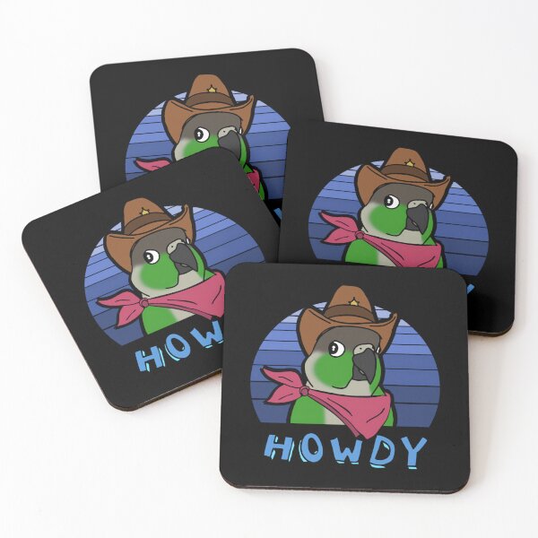 Item preview, Aesthetic Howdy Cowboy Green Cheeked Conure  designed and sold by sumbaypuilan3.