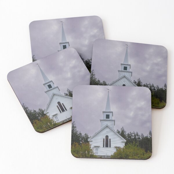 Item preview, Church on a Hill in Maine designed and sold by BeaSchoney.