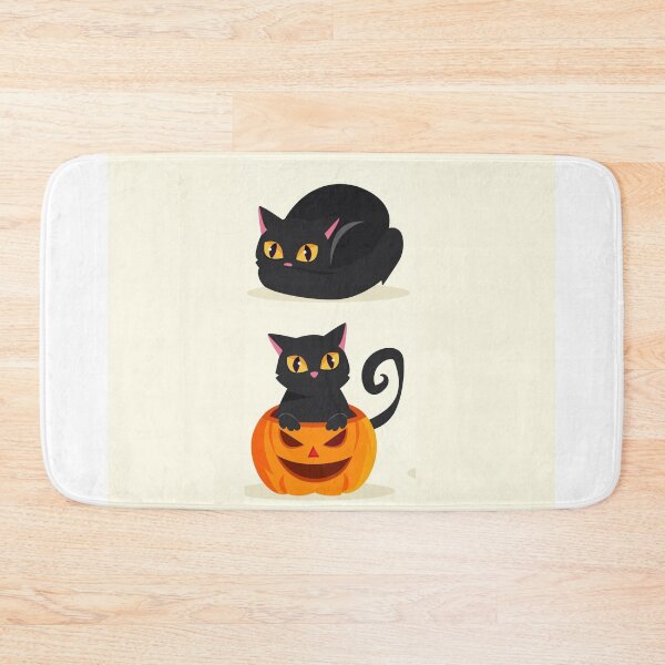 Artikelvorschau, Halloween-Katzen-Wurfskissen entworfen und verkauft von SoulWriter.