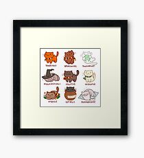Haarige Pawtter Gerahmtes Wandbild