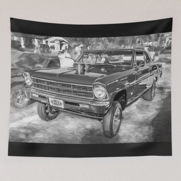 Item preview, 1967 Blue Chevrolet Nova Super Sport B&W X1100 designed and sold by RichFrancoCars.