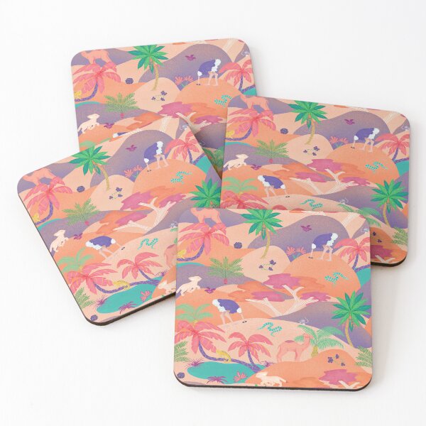 Item preview, Desert animal pattern designed and sold by Clémentine Douilly.
