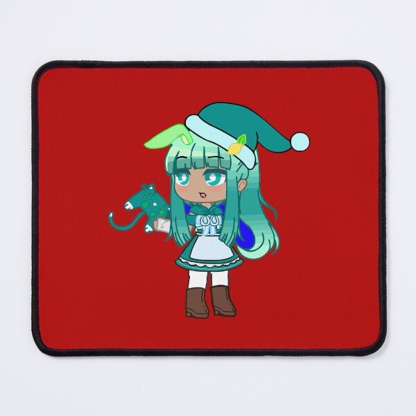 Item preview, Girl from Gacha Christmas club - Christmas dolls - Chibi anime christmas - Christmas and video game. Gacha girl with christmas hat designed and sold by gachanime.